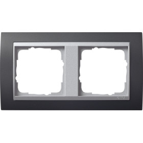Gira Event Антрацит/Алюминий Рамка 2-ая