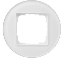 Gira Studio Белое стекло Рамка 1-ая