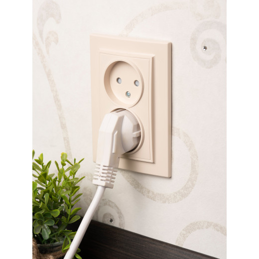 Розетка 2-мест. СП б/з 10А бежевый с защ. штор. Минск EKF