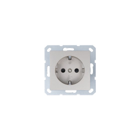 Jasmart G Шампань Розетка с/з со шторками 16A 250V~