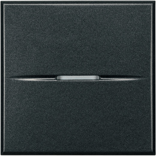 Axolute Переключатель промежуточный 1Р 16 А 250 В~ 2 модуля, винтовые клеммы, дизайн AXIAL, цвет антрацит