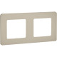 Рамка 2 поста - Legrand/Daccord Inspiria - слоновая кость