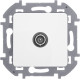 Розетка TV (телевизионная) - Legrand/Daccord Inspiria - оконечная - белый