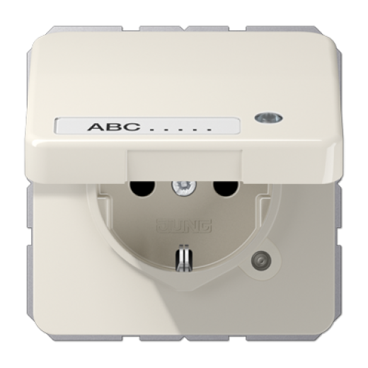 SCHUKO-розетка с крышкой