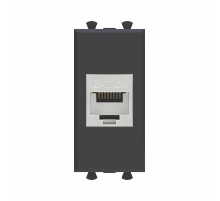 DKC Avanti Компьютерная розетка RJ-45 без шторки модульная, кат.6А экранированная, 
