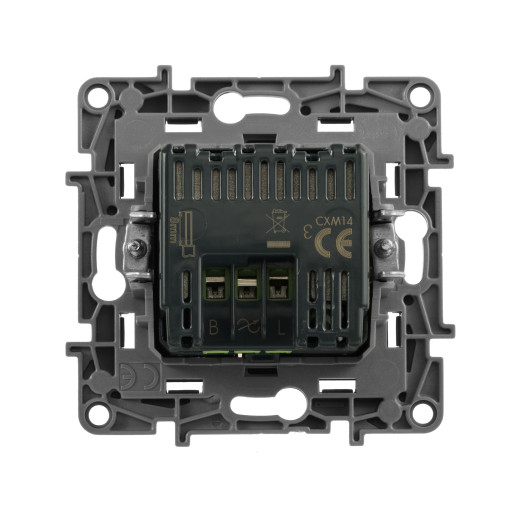 Диммер нажимной универсальный LED - Legrand Etika - 400Вт без нейтрали - антрацит