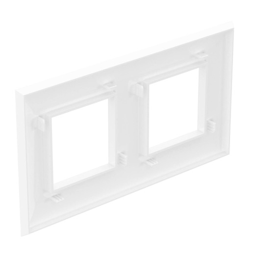 Рамка 2 поста (4 мод.), Avanti, белое облако