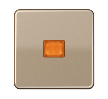 JUNG CD 500/CD plus Бронза Клавиша 1-ая с/п с оранжевой линзой