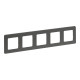 Рамка 5 постов - Legrand/Daccord Inspiria - дымчатый