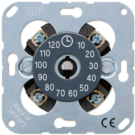 Таймер механический 1-полюсный НЗ/НО контакт макс. 120 мин., 16А/250В, в комплекте со шкалой цвета 