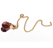 REXANT Выключатель для настенного светильника (бра) с цепочкой 270 мм, золото