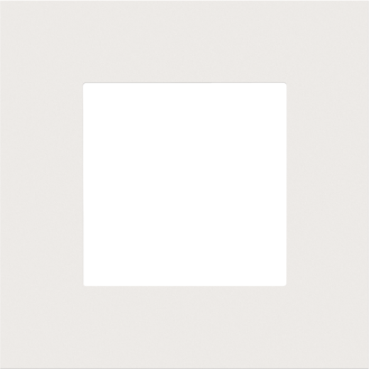 Рамка на 1 пост, белый сталь