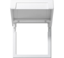 Gira System 55 Бел глянцевый Монтажная рамка с крышкой