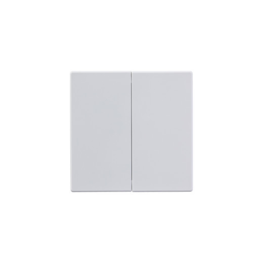 Клавиша для механизма 2-клавишных выключателей/переключателей/кнопок, Future/Axcent/Carat/Династия, альп. белый