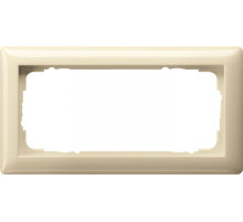 Gira Standard 55 Крем глянц Рамка 2-ая без перегородки
