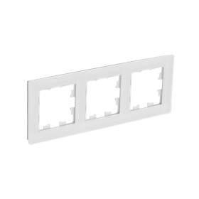 Systeme Electric AtlasDesign Nature Натуральное стекло Белый Рамка 3-ая