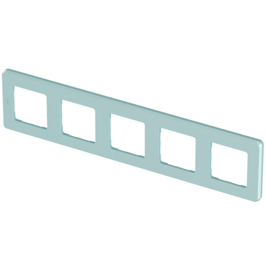 Рамка 5 постов - Legrand/Daccord Inspiria - мятный