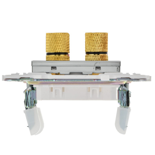 SKANDY Аудиорозетка 4-мест. SK-A01N никель IEK