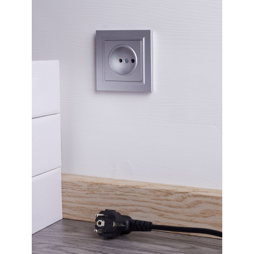 BRITE Роз. без з/к/ш 10А в сб. РСР10-1-0-БрА алюм. IEK