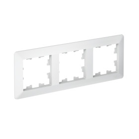 Systeme Electric AtlasDesign Air Лотос/дымчатый белый Рамка 3-ая