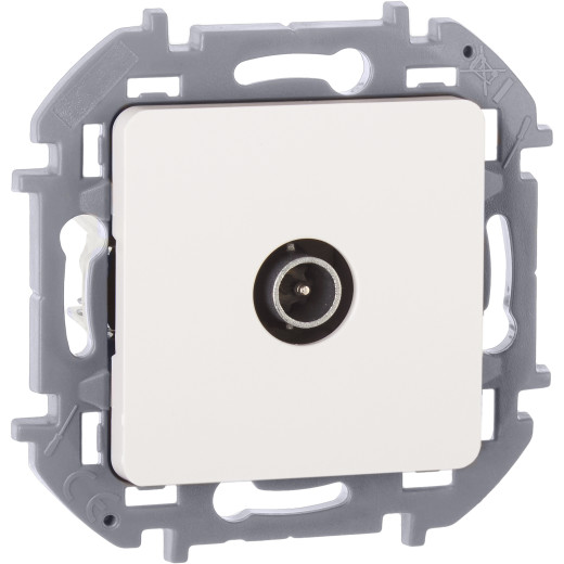 Розетка TV (телевизионная) - Legrand/Daccord Inspiria - проходная - белый