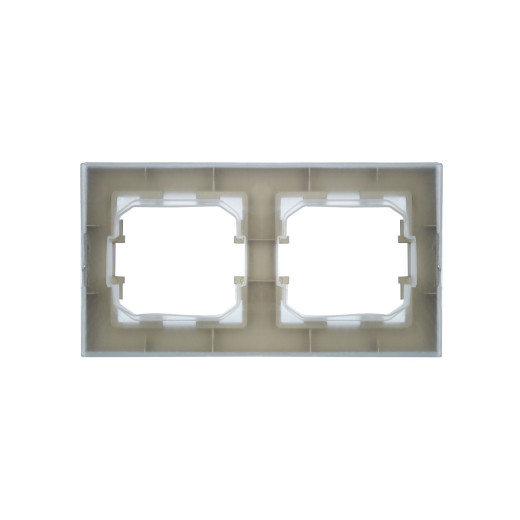 BRITE Рамка 2-мест. IP44 РУ-2-БрА-44 алюм. IEK