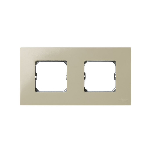 Simon 27 Слоновая кость Рамка-база 2 поста Play 85х162мм