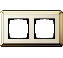 Gira ClassiX Латунь/Кремовый Рамка 2-ая