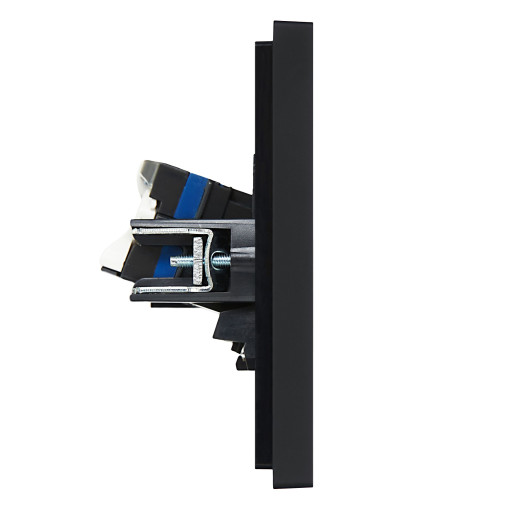 FORTE&PIANO Роз. комп. 2-ая RJ45 кат.6 FP134 чер. IEK