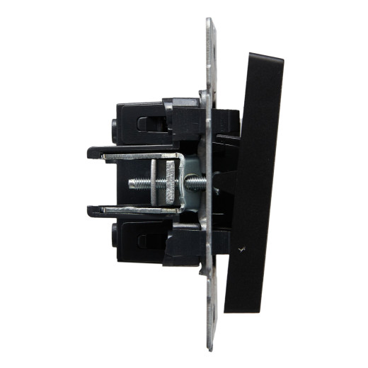 BRITE Выключ. 1-кл. 10А ВС10-1-0-БрЧ черн. IEK