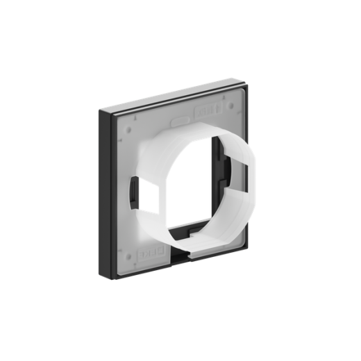 1 - местная рамка, IP44, чёрная, пластик Эпика EKF