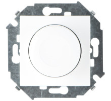 Simon 15 Белый Светорегулятор поворотно-нажимной, 500Вт, 230В, винт.зажим