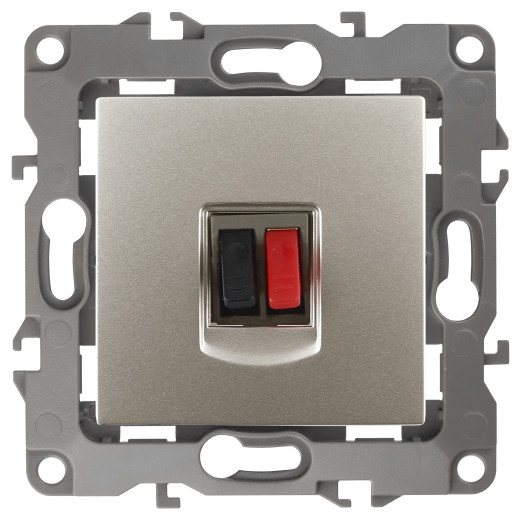 Розетка ЭРА Серия 12 12-3111-15 аудио IP20 перламутр