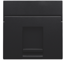 Niko Черный Накладка на розетку RJ