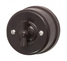 BIRONI Лизетта Пластик Коричневый Выключатель проходной 1-кл