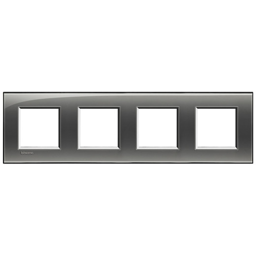 Livinglight Рамка прямоугольная, 4 поста, цвет Лондонский туман