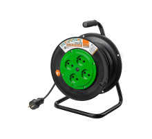 TDM Удлинитель на катушке силовой народный 4 гнезда ПВС 3500 Вт б/з, 40м