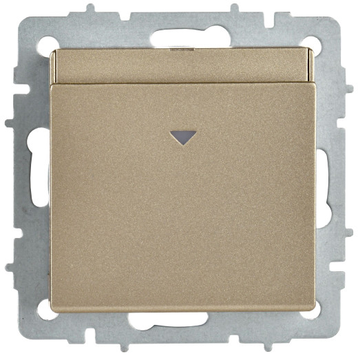 BRITE Выключ. карточный 30А ВС10-1-8-БрШ шамп. IEK