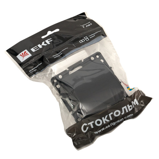 Стокгольм Механизм Кабельного вывода черный EKF PROxima