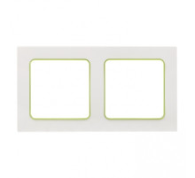 EKF PROxima Стокгольм Белый Линия зеленая Рамка 2-ая.