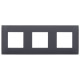 SKANDY Рамка 3-мест. SK-F03G граф. IEK