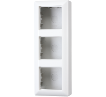 JUNG AS 500 Белая Коробка 3-ая для накладного монтажа