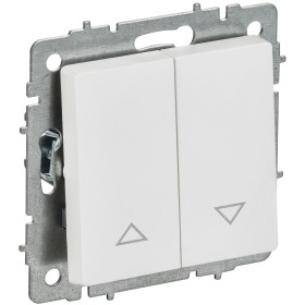 IEK BRITE Выключ. жалюзи 10А ВС10-1-5-БрАБ а/б