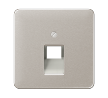 JUNG CD 500/CD plus Платина Накладка 1-ой наклонной ТЛФ/комп розетки