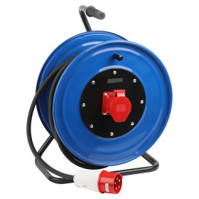 ЭРА Удлинитель силовой IND380-RM-1e-5x4-20m-IP44 на 380В на катушке 1 розетка CEE 5P 20м КГ 5х4 32A IP44