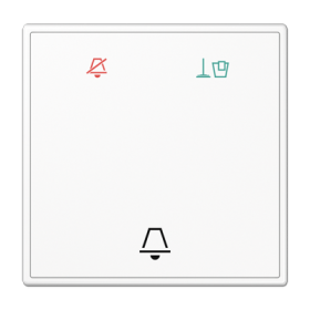 JUNG Накладка (стекло) для внешнего модуля, белый