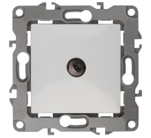ЭРА 12-3101-01 Розетка TV одиночная, IP20, Эра12, белый (10/100/3200)