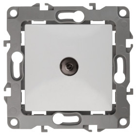 ЭРА 12-3101-01 Розетка TV одиночная, IP20, Эра12, белый (10/100/3200)