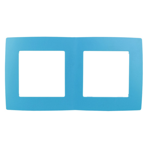 12-5002-28 ЭРА Рамка на 2 поста, Эра12, голубой (10/100/3000)