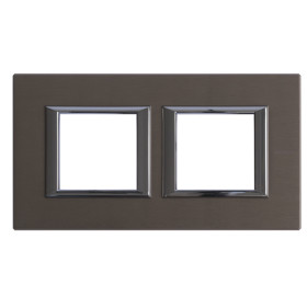 BT Axolute Бронза Рамка 2+2 мод прямоугольная горизонтальная.